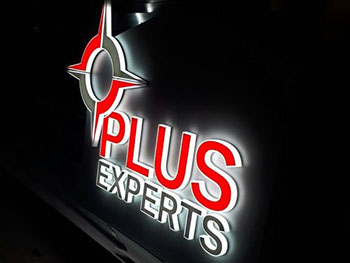 световая вывеска с контражуром, изготовление вывесок, дизайн вывески, заказать вывеску от производителя